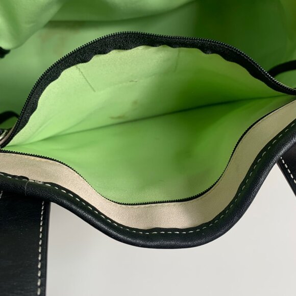 Vintage COACH Hampton Tote Bag Canvas Leather 7707 w/ Hang Tag - Picture 10 of 13